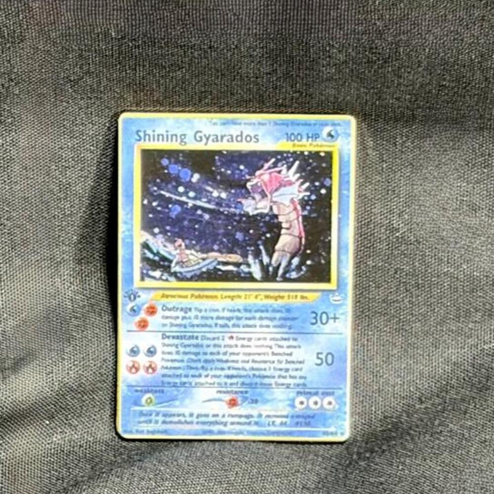 🚨 Pokemon Neo Revelation Rare Holo Shining Gyarados No. 65 Golf Ball Marker ⛳️
